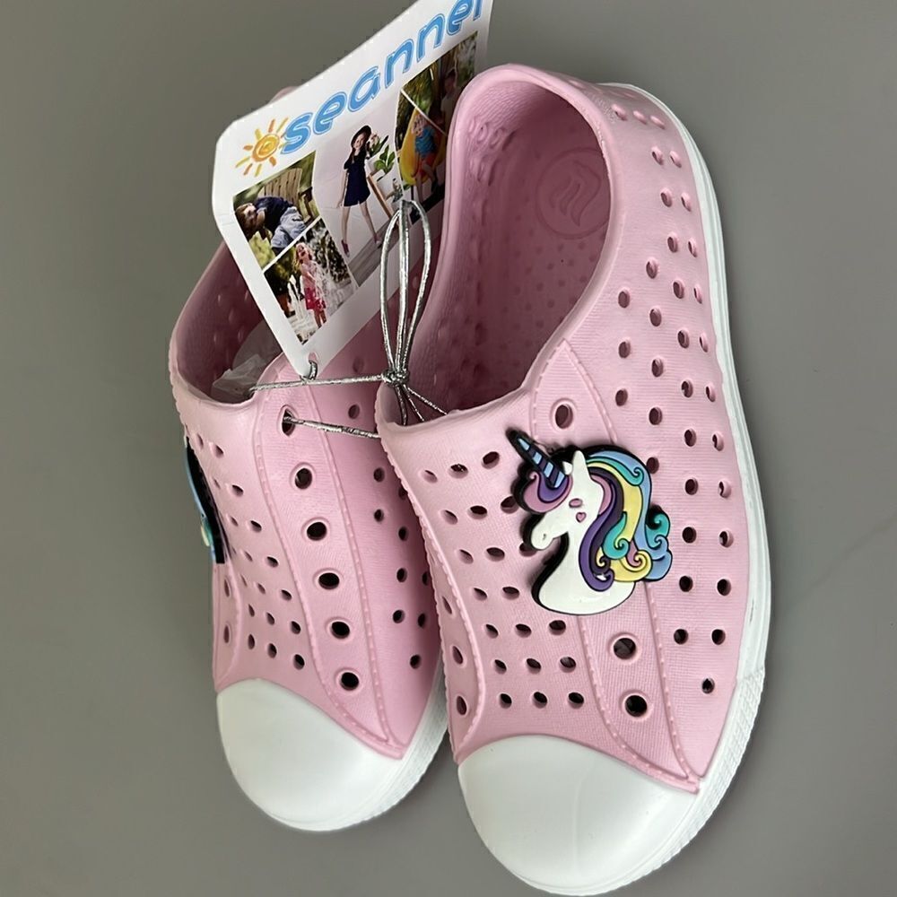 seannel Kids Water Shoes Slip-On Lightweight Breathable Sandal Size 10 Toddler - Picture 2 of 7